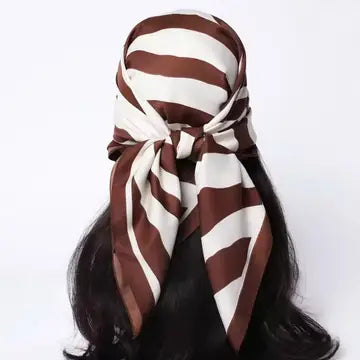 Large Zebra Bandana Scarf