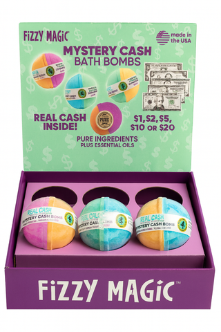 Mystery Real Money Bath Bomb Surprise Display