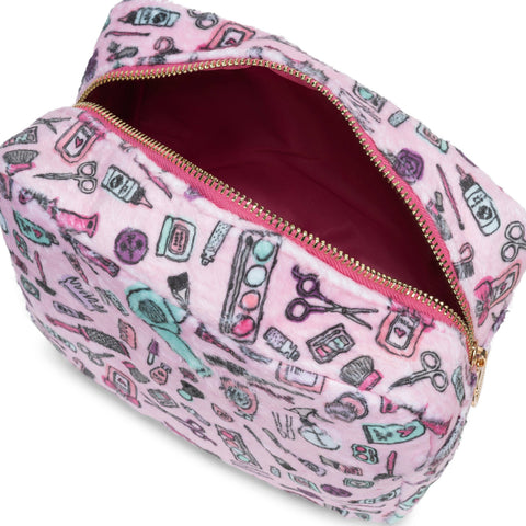 3 Pouch trio - Plush & Nylon
