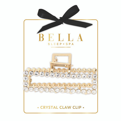 Bella | Claw Clip - Gold Rhinestones