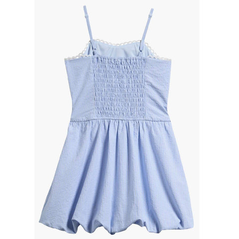 Tween Smocked Back Seersucker Sundress