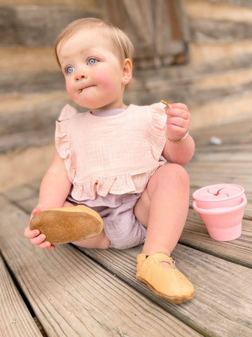 Muslin Cotton Ruffle Baby Bib
