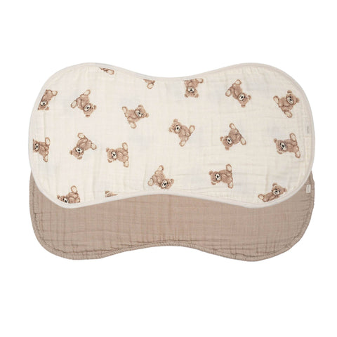 Bamboo Muslin Burp Cloth Set 2-Pack