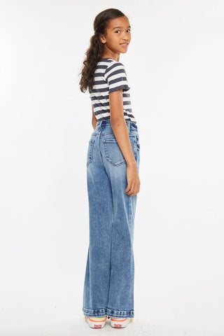 Kancan | Girls High Rise Wide Leg Flare
