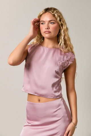Lace Detail Sleeveless Top