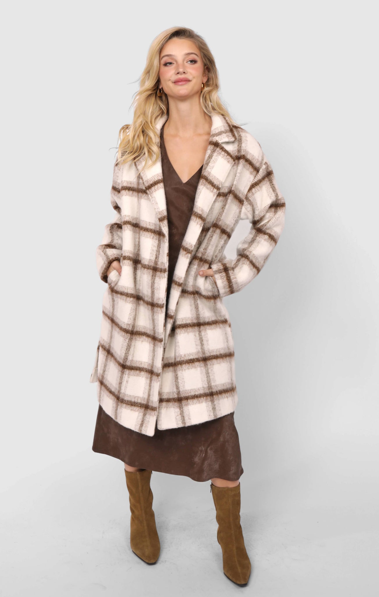 Emily Long Open Front Coat