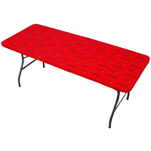 Arkansas Razorbacks Fitted Table Cover - 3 sizes available