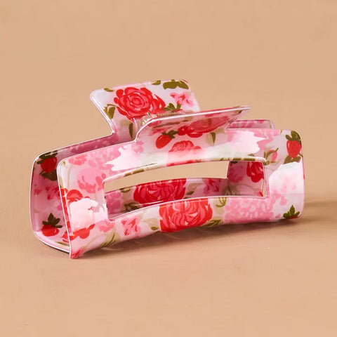 DE | Garden Rose Claw Clip