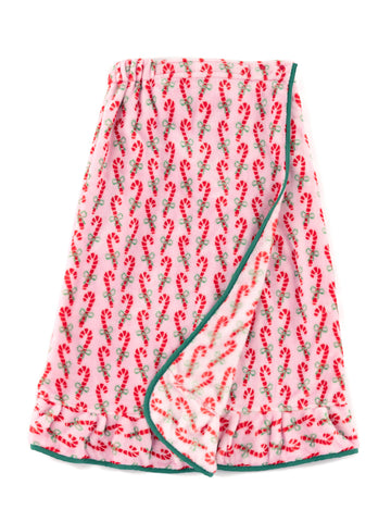 FELICITY CANDY CANE BATH WRAP