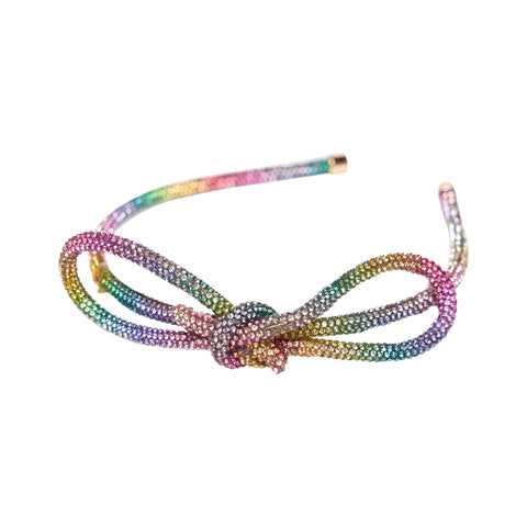 Rhinestone Bow Headband
