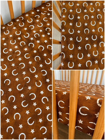 Crib Sheet, Rusty Horseshoe