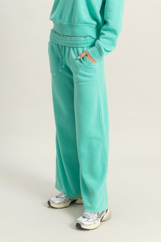 High Rise Wide Leg Sweatpants