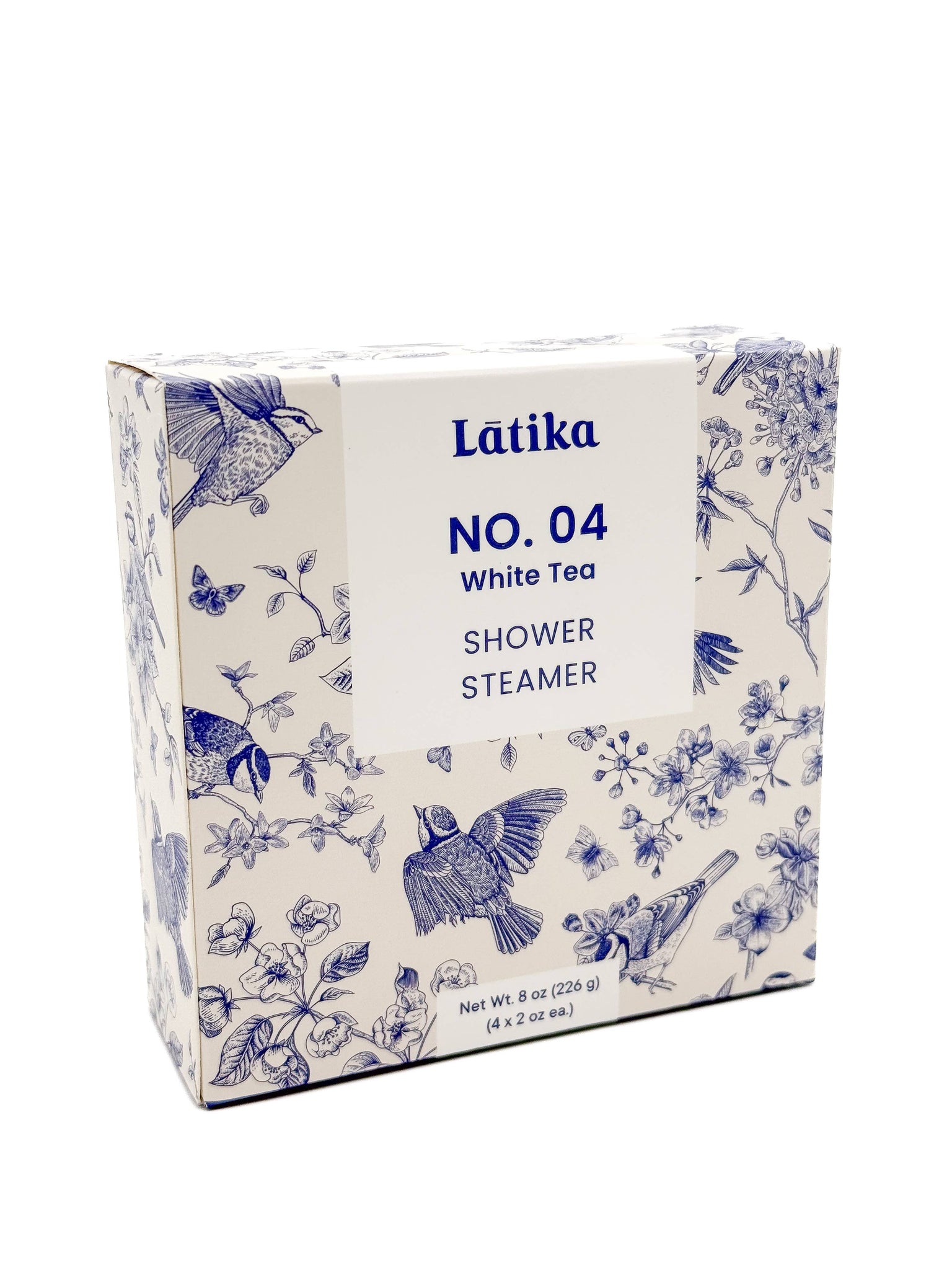 Chinoiserie White Tea Shower Steamers