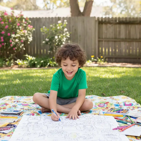 Tons of Hues | Monster Giant Coloring Page