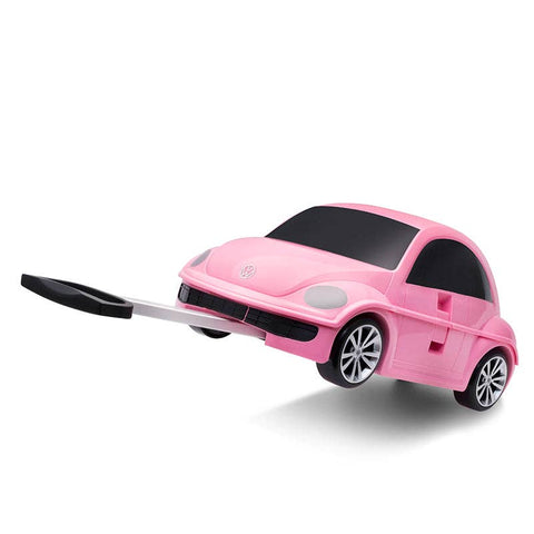 Volkswagen Beetle Kids Ride-On Pink Official Suitcase