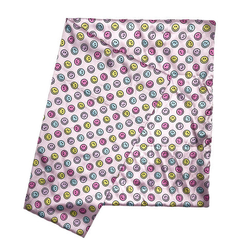 Karma Smiley Satin Pillowcase