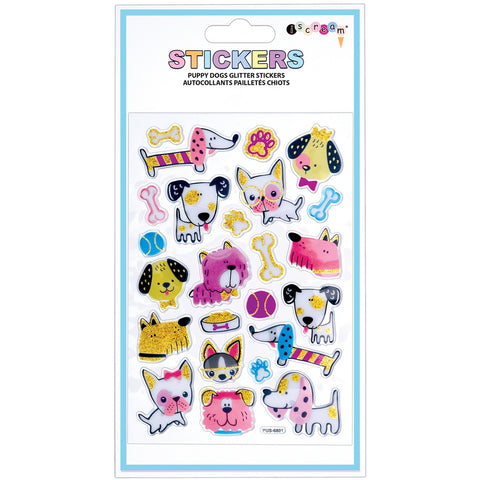 IScream | Puppy Dogs Glitter Stickers