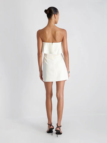 FC | Whisper Strapless Frill Mini Dress