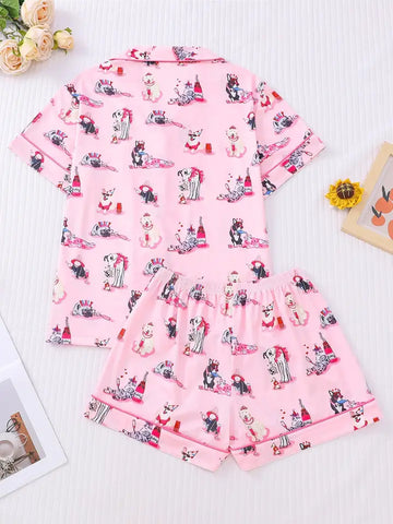 Party Animal Pattern Pj Set