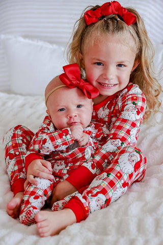 Christmas Bamboo Two-Piece Pajama Set | Cozy Claus