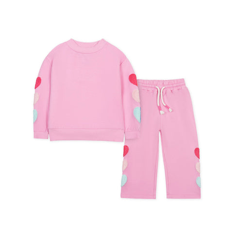 Two Tone Hearts Sweatsuit