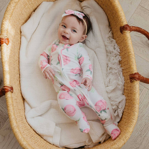 Zip-Up Footie Pajama - Grace