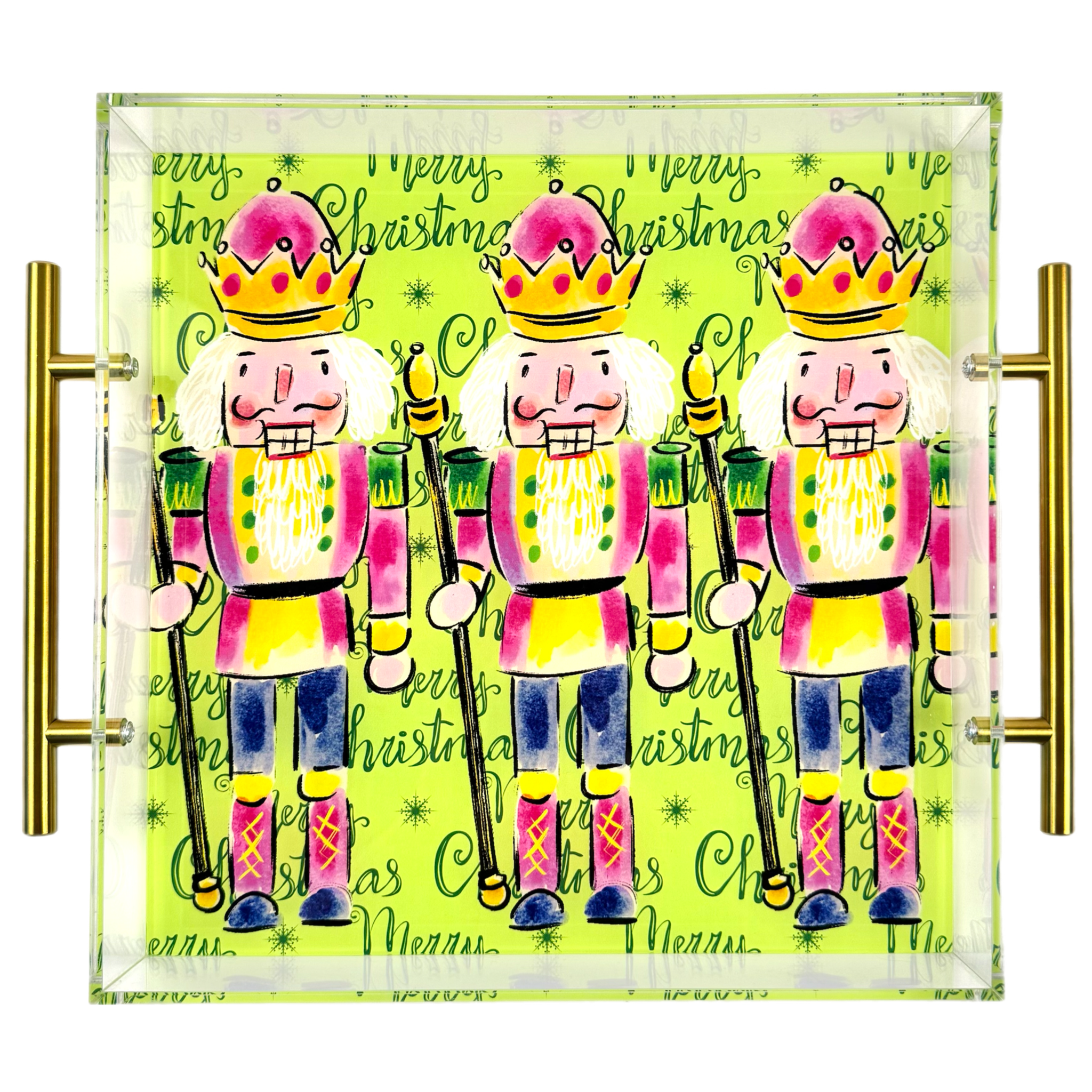Festive Nutcracker Large Tray