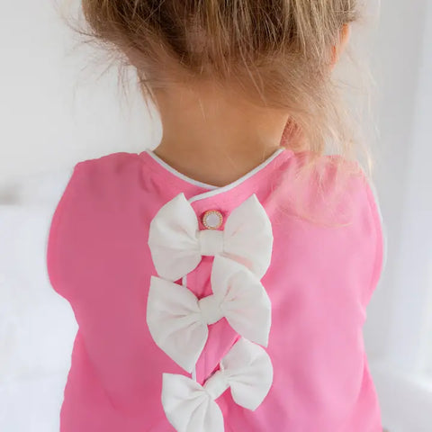 Girls Gingham Ruffled Trimmed Swing Bloomer Set