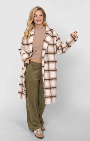 Emily Long Open Front Coat