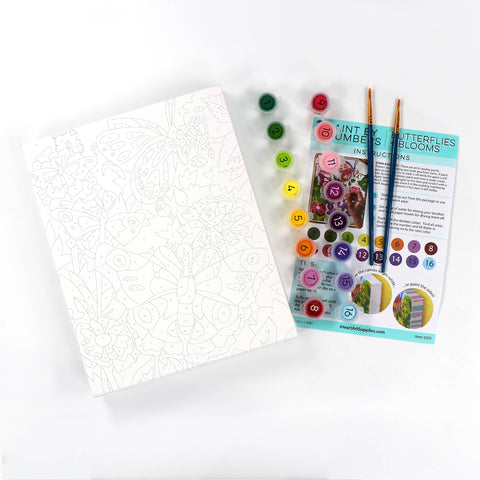 IHeartArt Paint By Numbers Butterflies + Blooms
