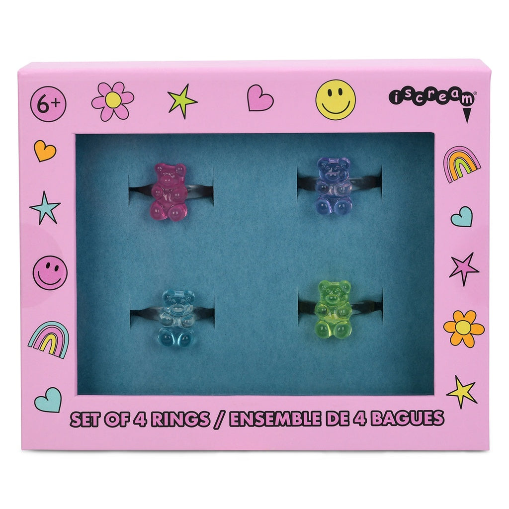 IScream | Gummy Bear Set of 4 Rings