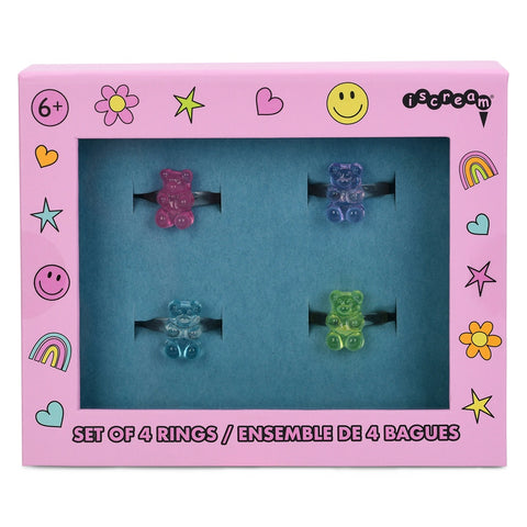 IScream | Gummy Bear Set of 4 Rings