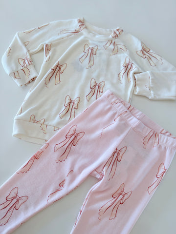 Chaser | Allover Bows Pant Girls Classic Leggings