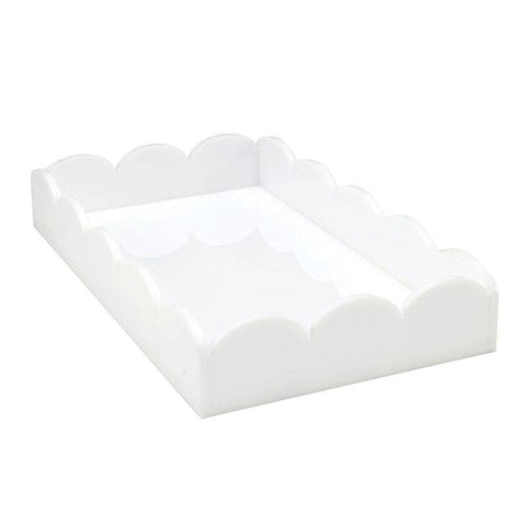Acrylic Guest Napkin Tray + Napkins - Topiary