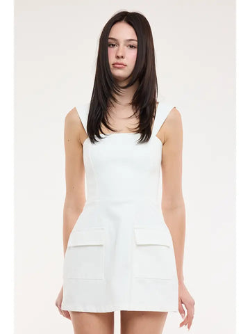 Mini Dress with Straps