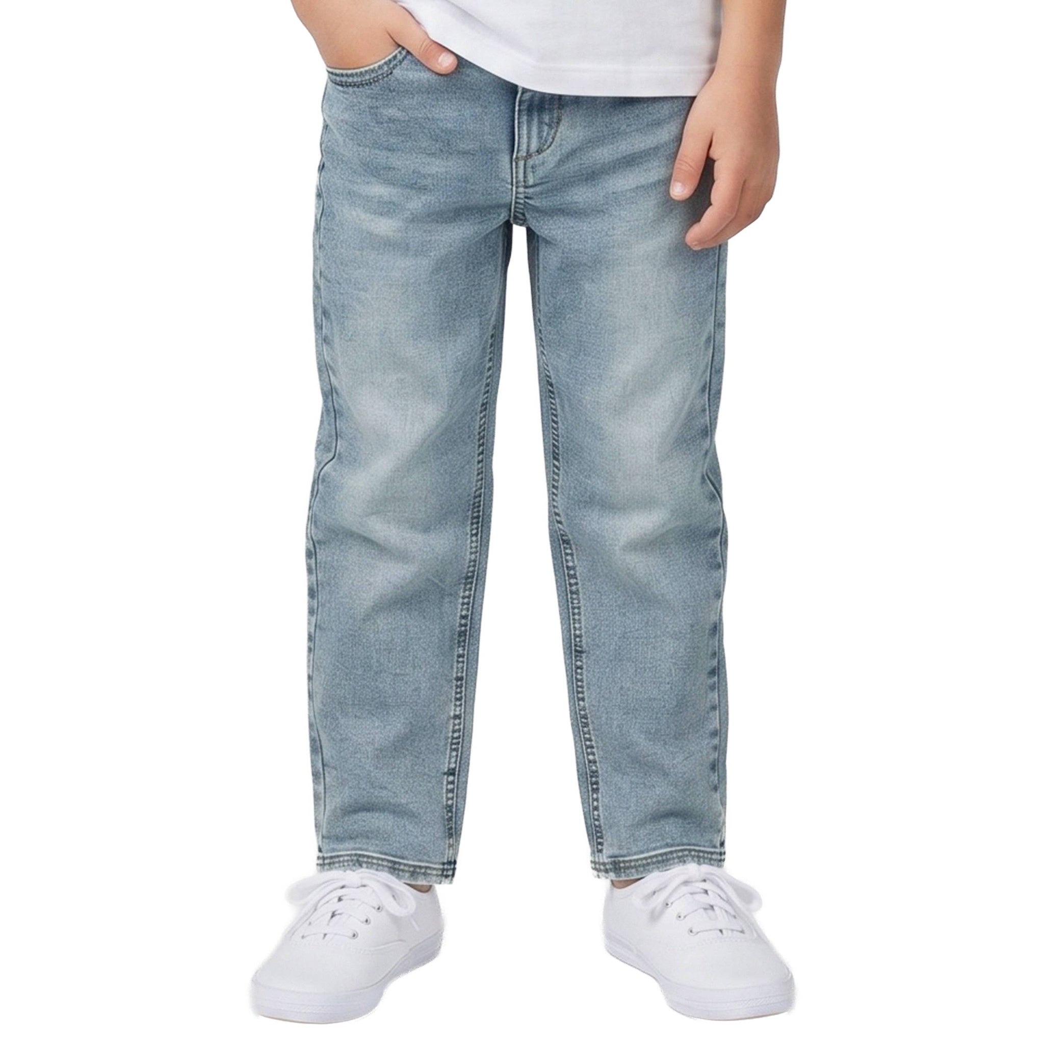 Boys Maxwell Baggy Fit Knit Denim