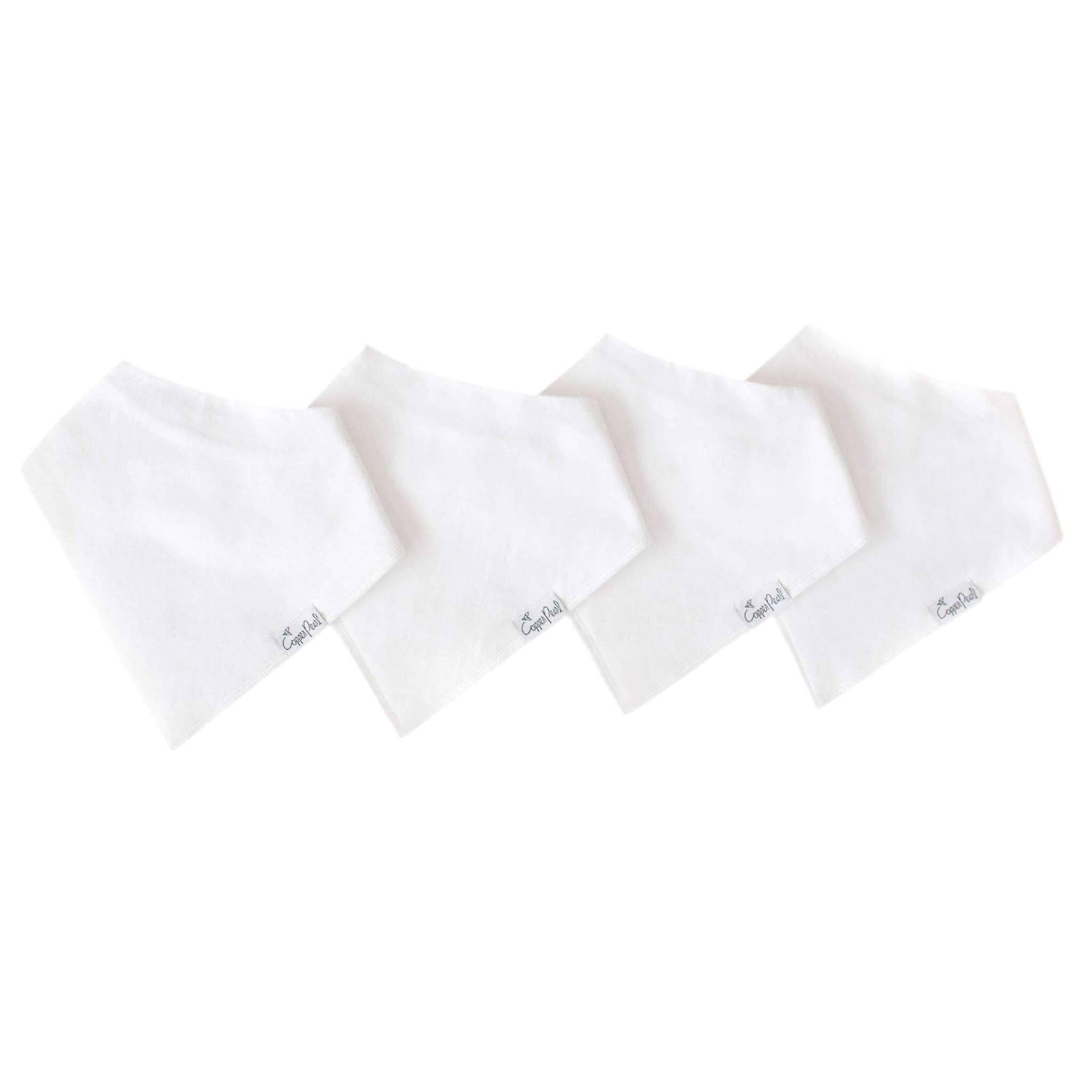 Copper Pearl | 4 Pack Baby Bandana Bibs
