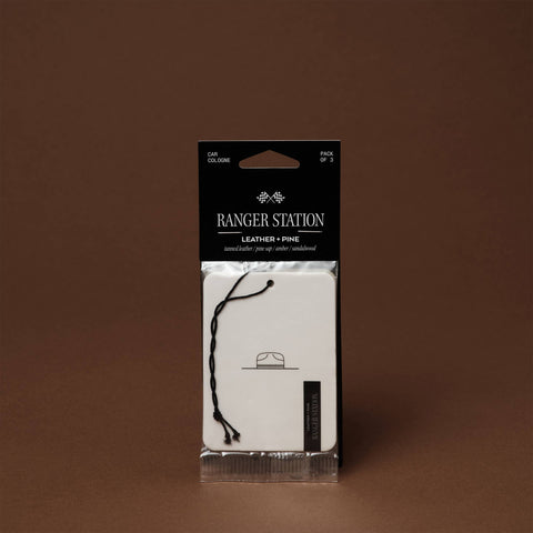 LEATHER + PINE CAR COLOGNE (3-PACK)