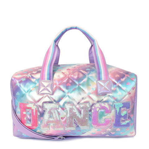 'Dance' Ombre Hearts Duffle