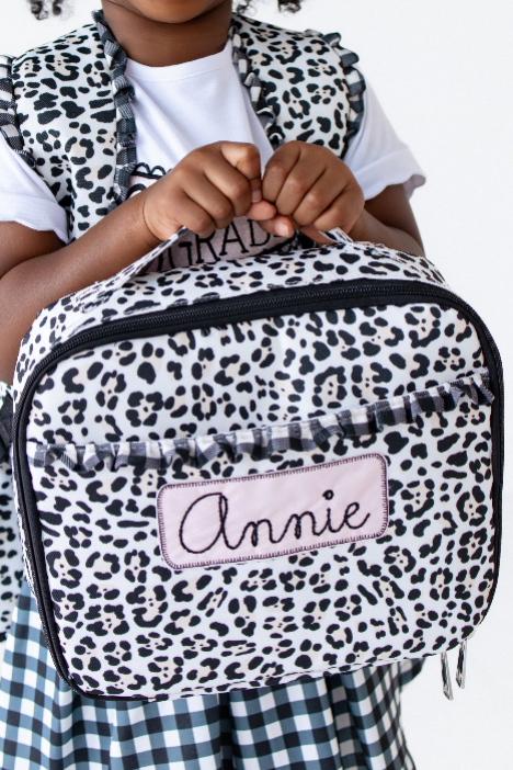 Girls Leopard Lunch Box