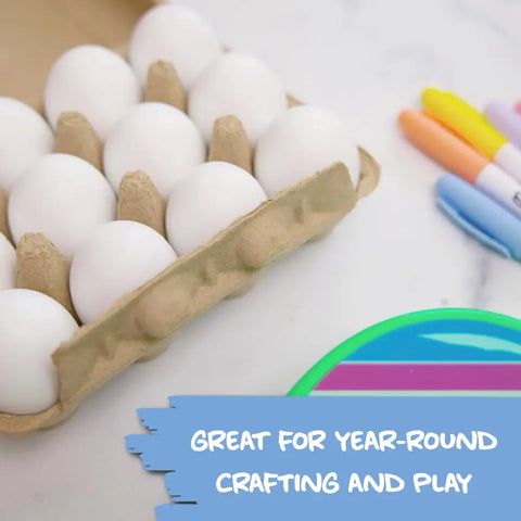 12 Pack Eggmazing Wooden Eggs