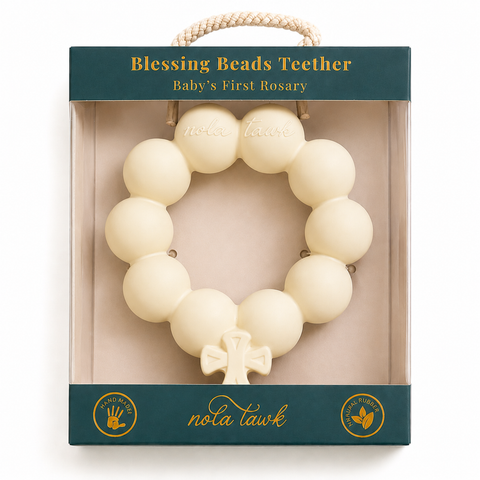 White Blessing Beads Teether