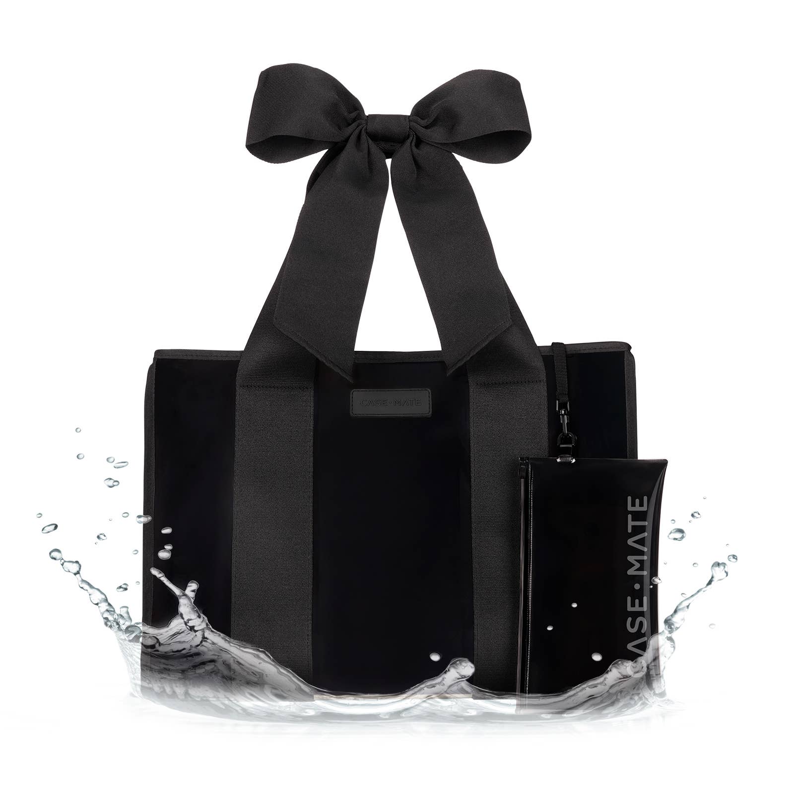 Case-Mate | Midnight Black Bow Jelly Tote Bag