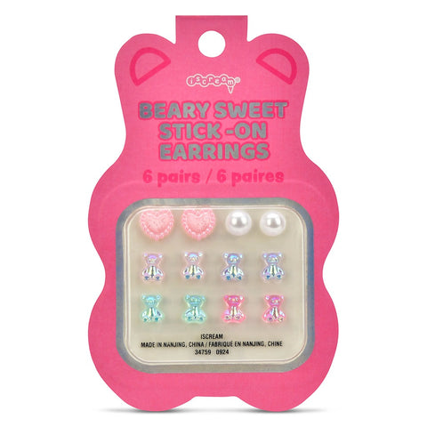 IScream | Beary Sweet Stick on Earrings