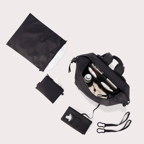 Indi Diaper Backpack in Onyx, Medium