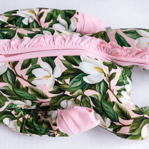 Laree + Co | Magnolia Bamboo Ruffle Convertible Footie