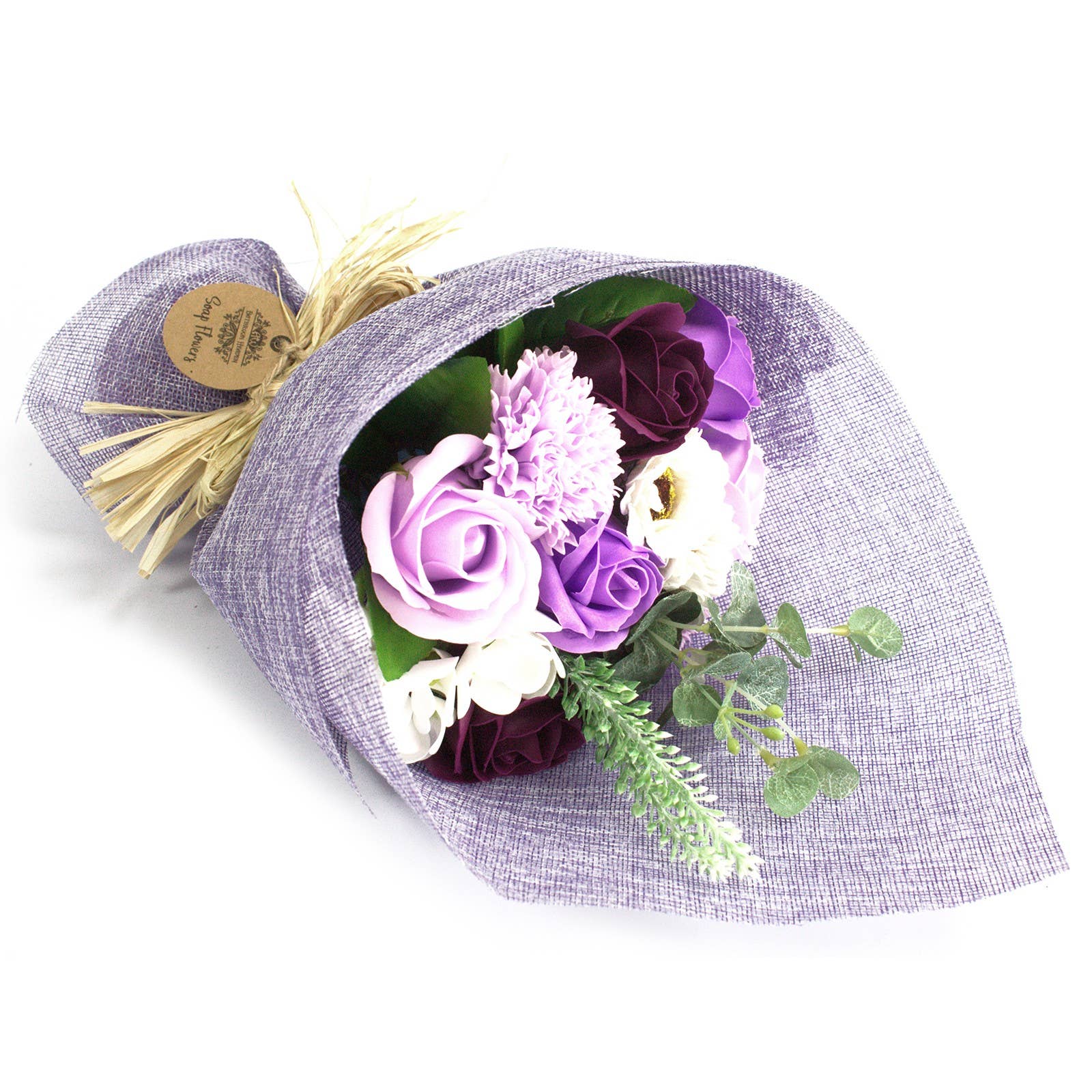 Soap Flower Bouquet | Purple