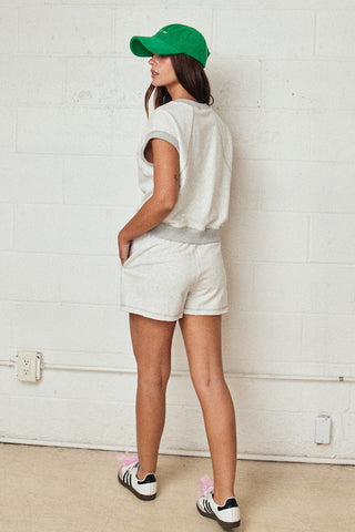 Sleeveless Lounge Short Set