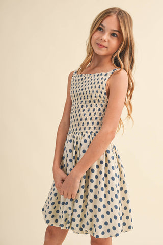 Tween Girls Smocked Bubble Dress