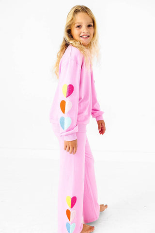 Two Tone Hearts Sweatsuit